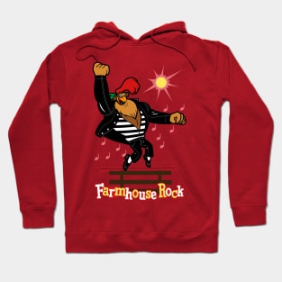 Farmhouse Rock Music Retro Vintage Cool 90's Cartoon Hoodie